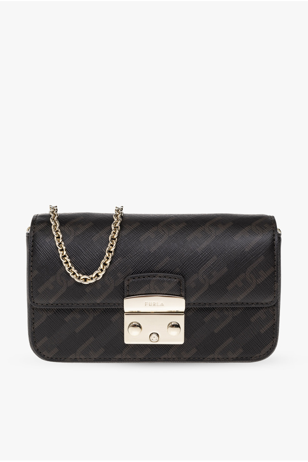 Furla black sling bag online